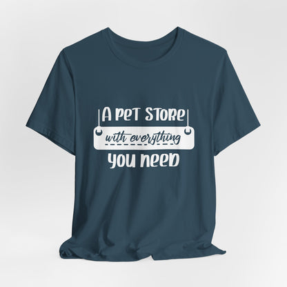 "Pet Lover Unisex T-Shirt – Funny Pet Store Graphic Tee"