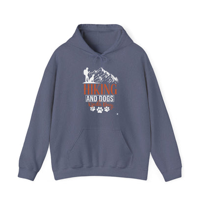 Hiking and Dogs Kinda Day Unisex Hoodie