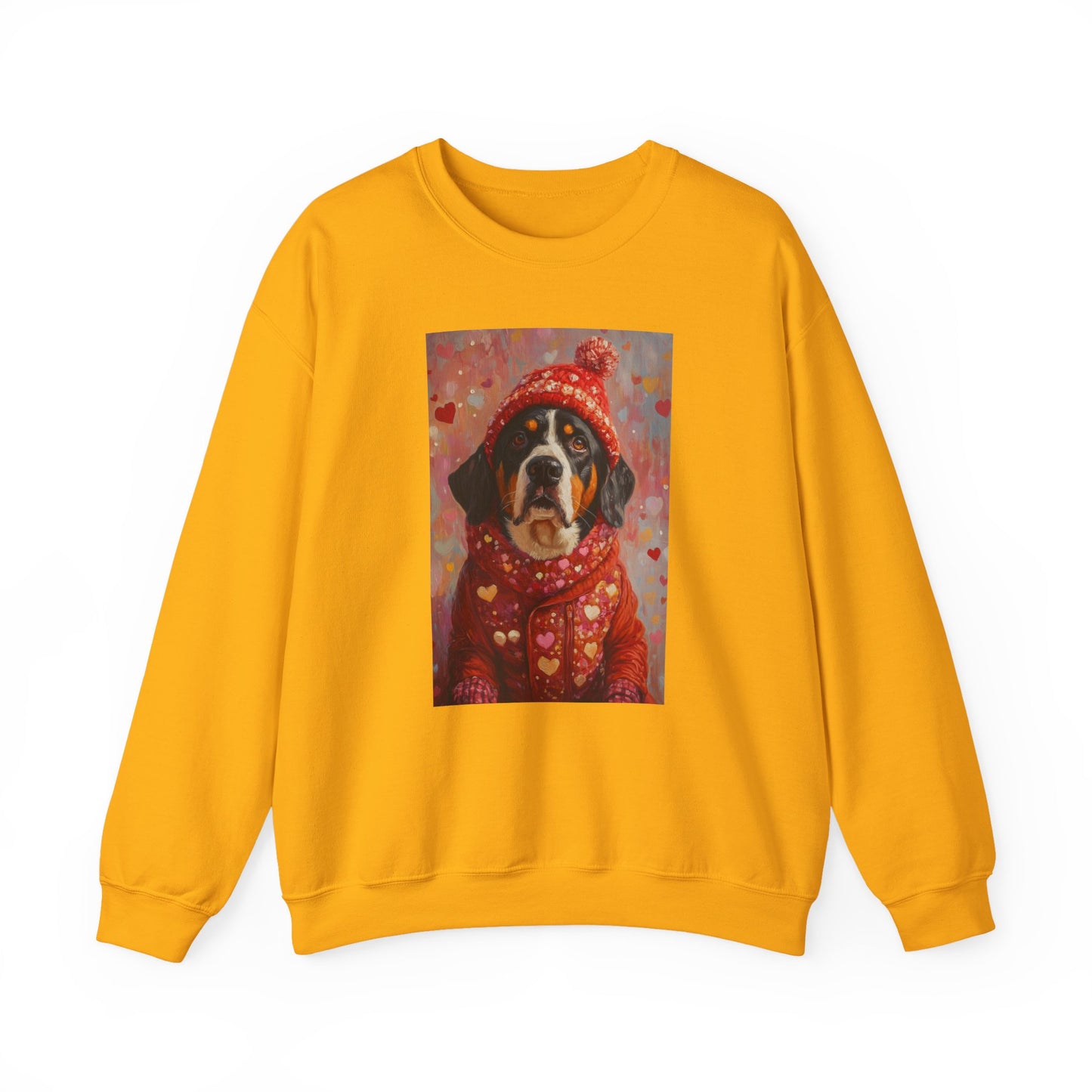 Bernese Love Sweatshirt | Valentine's Dog Sweater Art