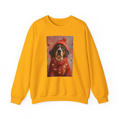 Bernese Love Sweatshirt | Valentine's Dog Sweater Art