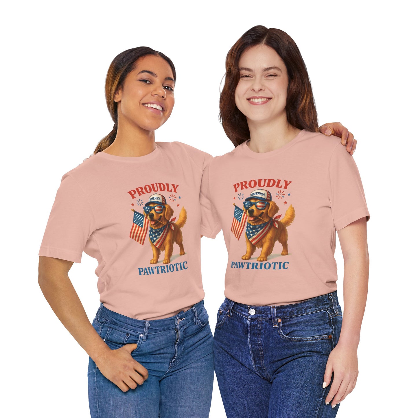 Proudly Pawtriotic Dog – Unisex Patriotic T-Shirt