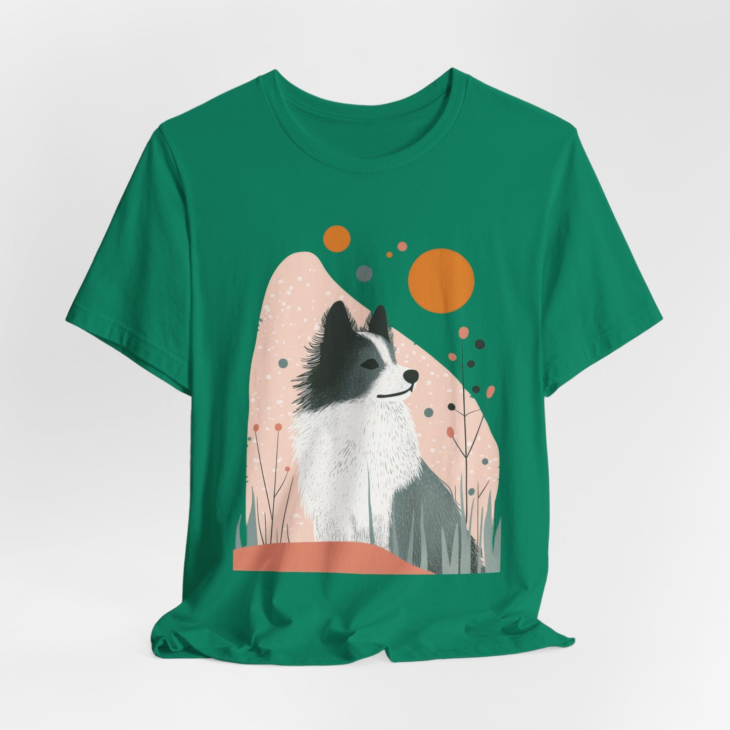 Keeshond Charm – Unisex Artistic Dog T-Shirt