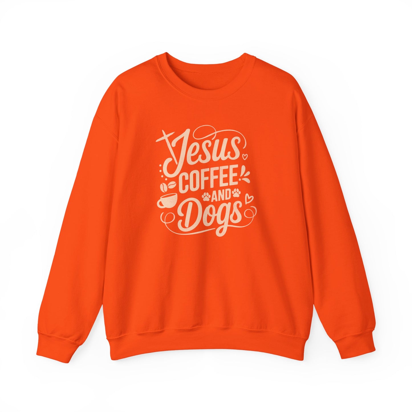 Jesus, Coffee, and Dogs Unisex Sweatshirt