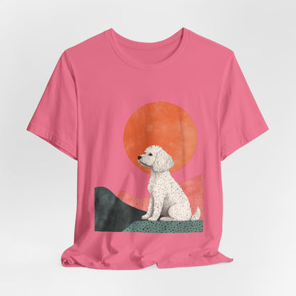 Cockapoo Minimalist Sunset Unisex Tee