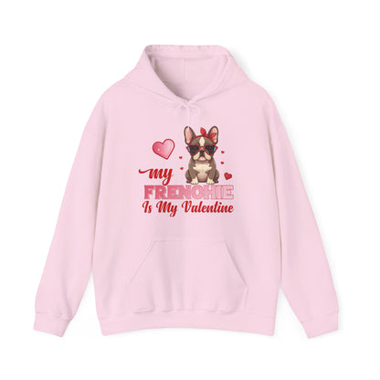 My Frenchie Is My Valentine Unisex Hoodie