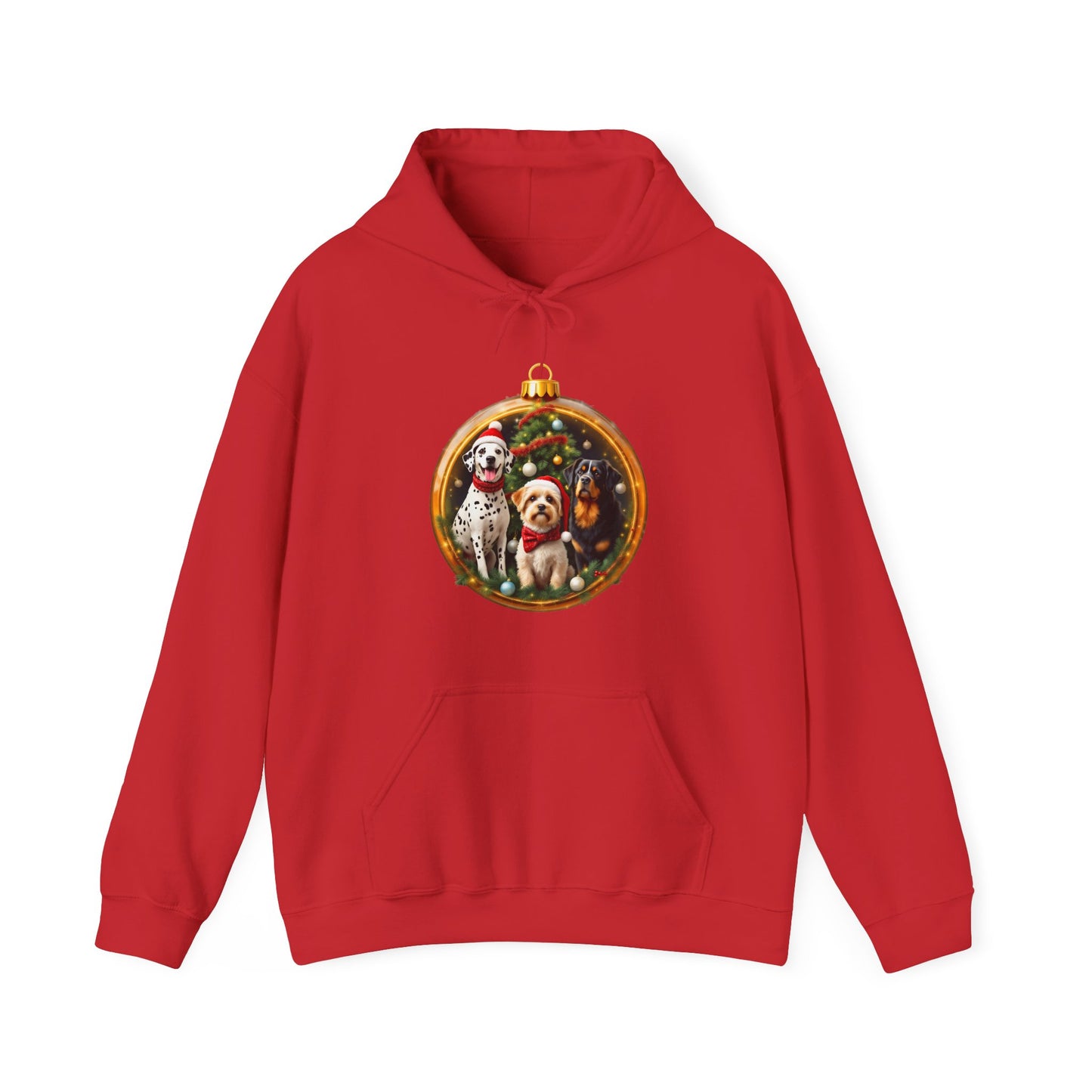 Christmas Dog Ornament Unisex Hoodie