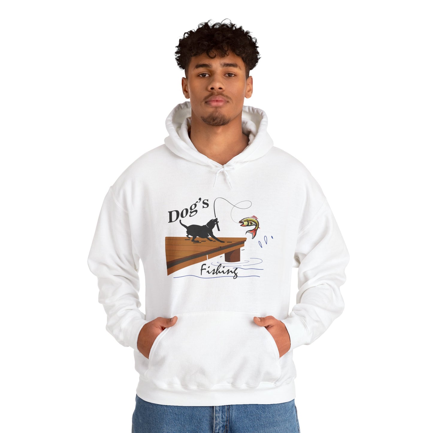 Dog's Fishing Adventure Unisex Hoodie
