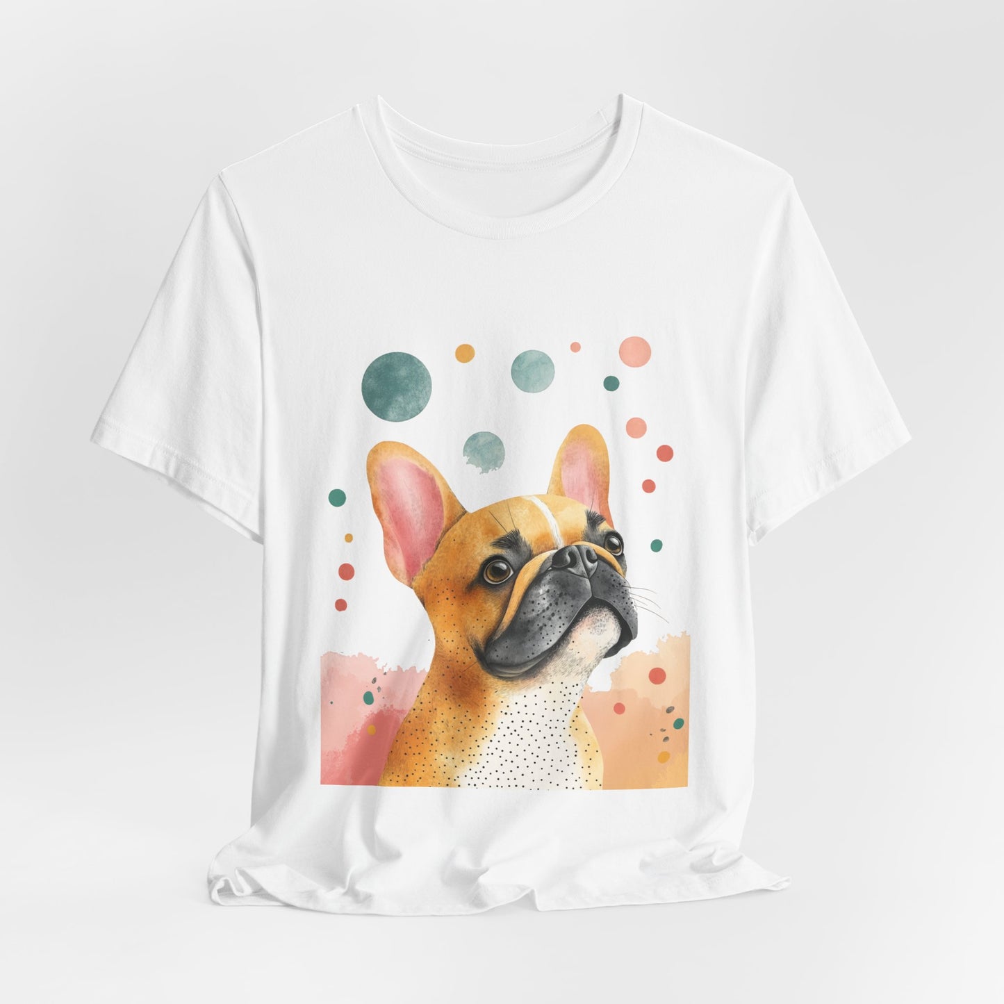 Playful Frenchie Vibes – Unisex T-Shirt