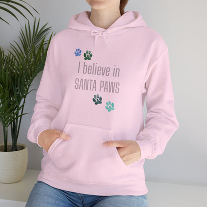 I Believe in Santa Paws Unisex Dog Lover Hoodie