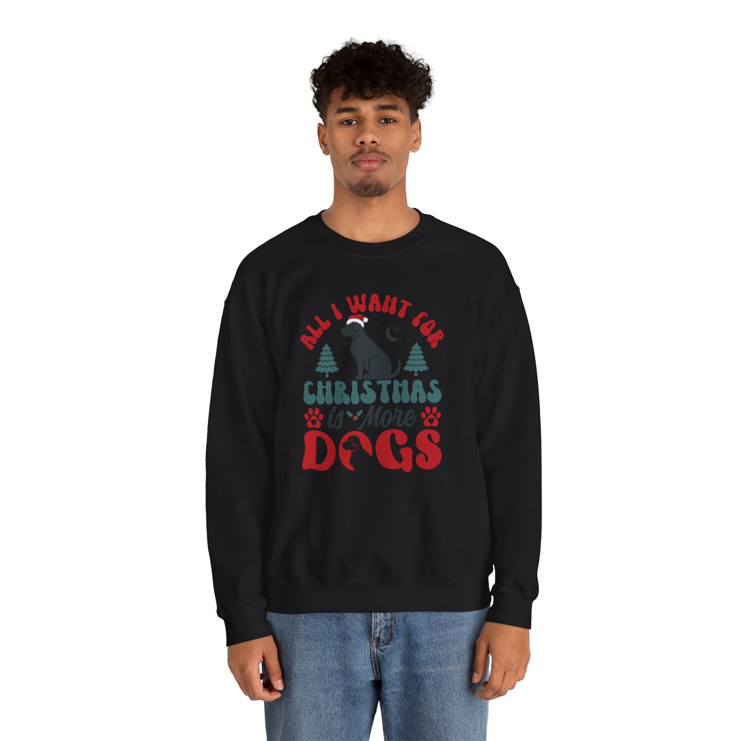 More Dogs for Christmas Sweatshirt | Funny Pet Lover Gift