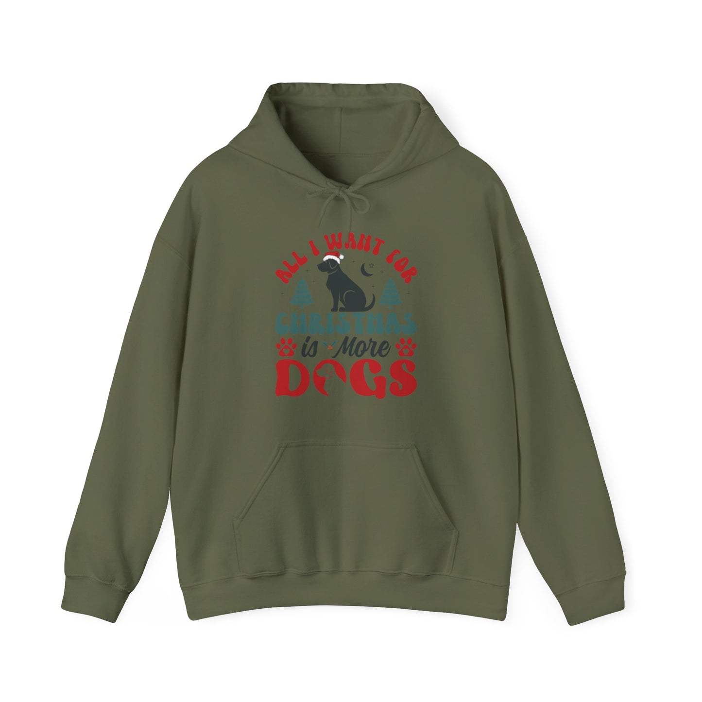 More Dogs for Christmas Hoodie | Funny Pet Lover Gift