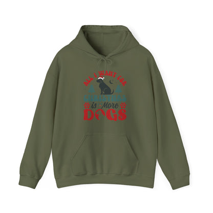 More Dogs for Christmas Hoodie | Funny Pet Lover Gift