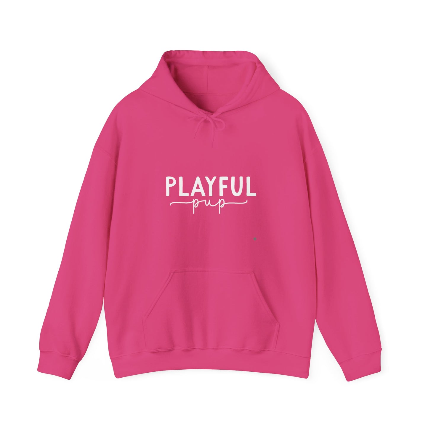 Playful Pup Unisex Hoodie | Minimalist Aesthetic Dog Gift