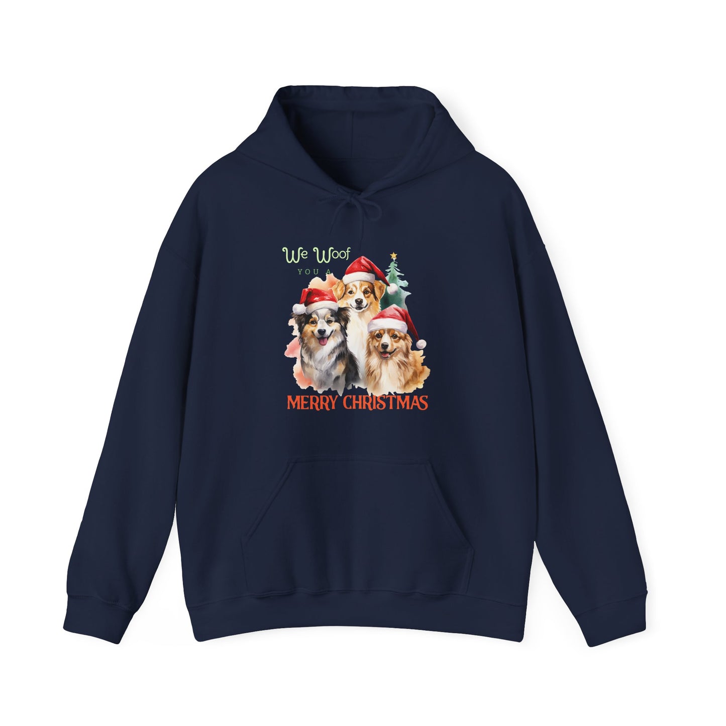 We Woof You Merry Christmas Hoodie 🎄🐾