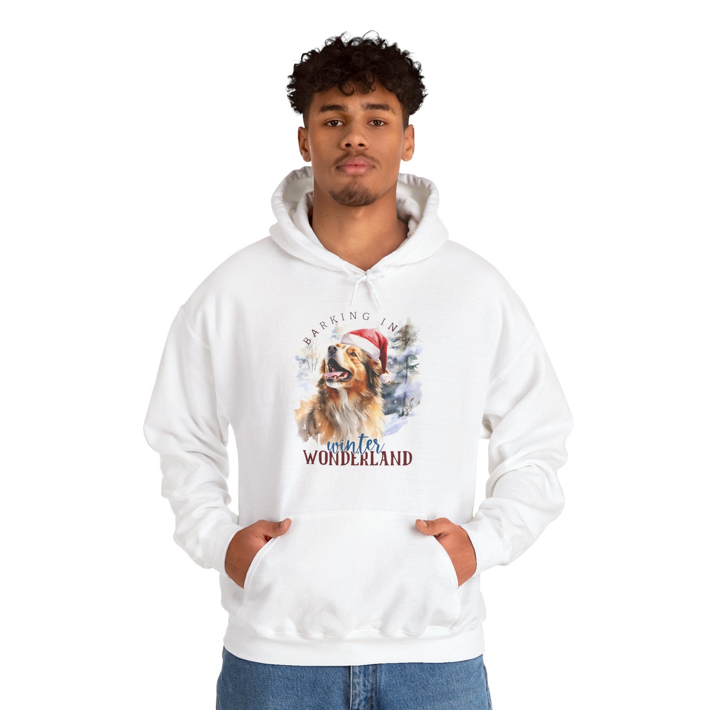 Barking in a Winter Wonderland Hoodie