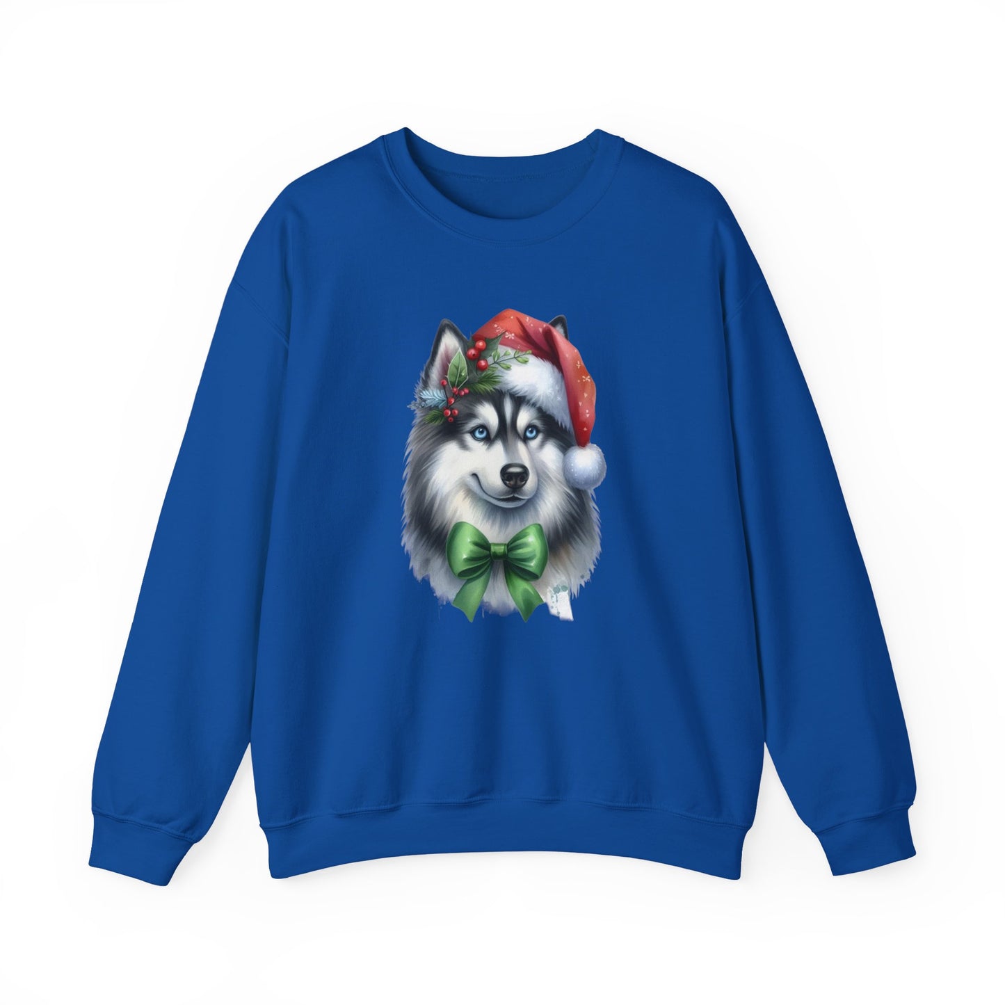 Husky Santa Sweatshirt | Festive Christmas Dog Sweater