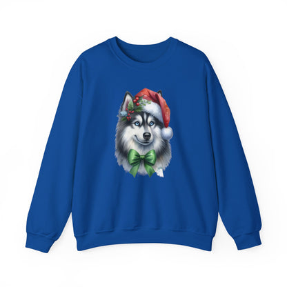 Husky Santa Sweatshirt | Festive Christmas Dog Sweater