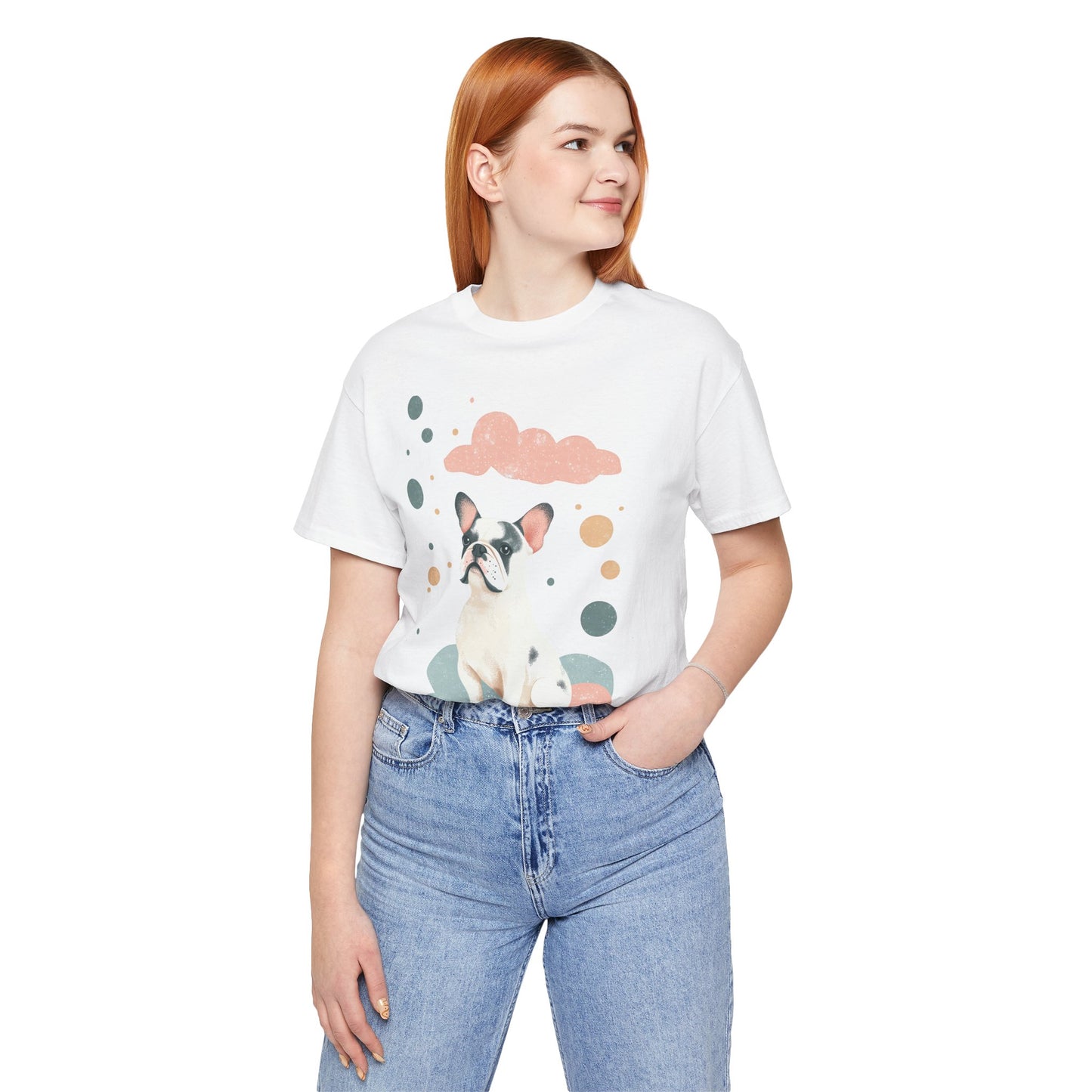 Dreamy Bulldog Skies – Unisex T-Shirt