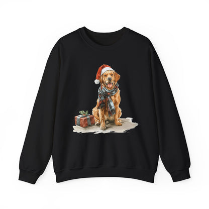 Golden Retriever Christmas Sweatshirt | Festive Dog Gift