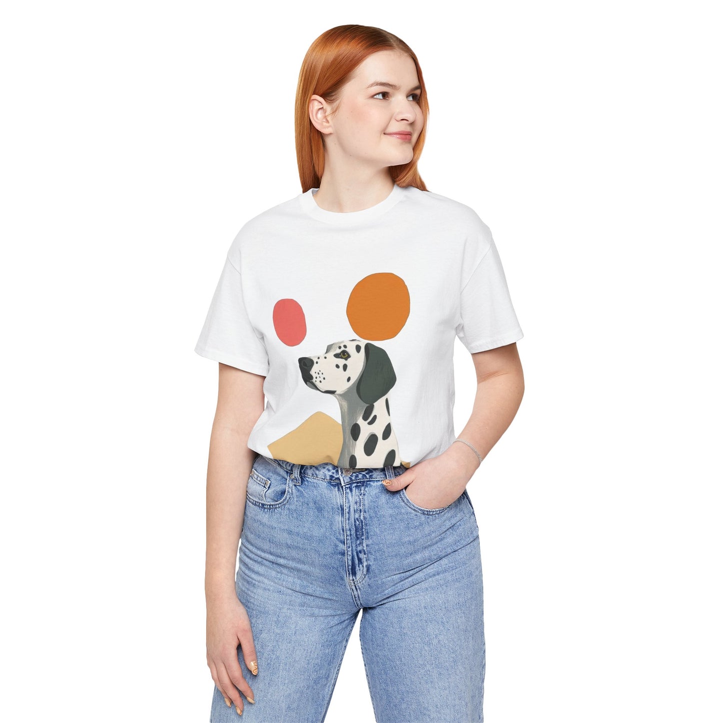 Dalmatian Desert Sun Minimalist Unisex Tee