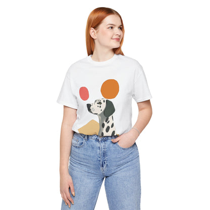 Dalmatian Desert Sun Minimalist Unisex Tee