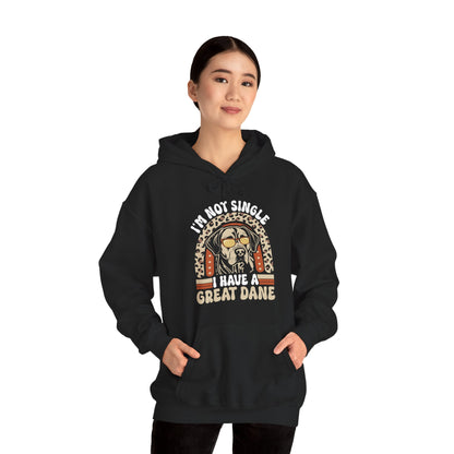 Great Dane Life Hoodie | Funny Not Single Dog Mom Gift