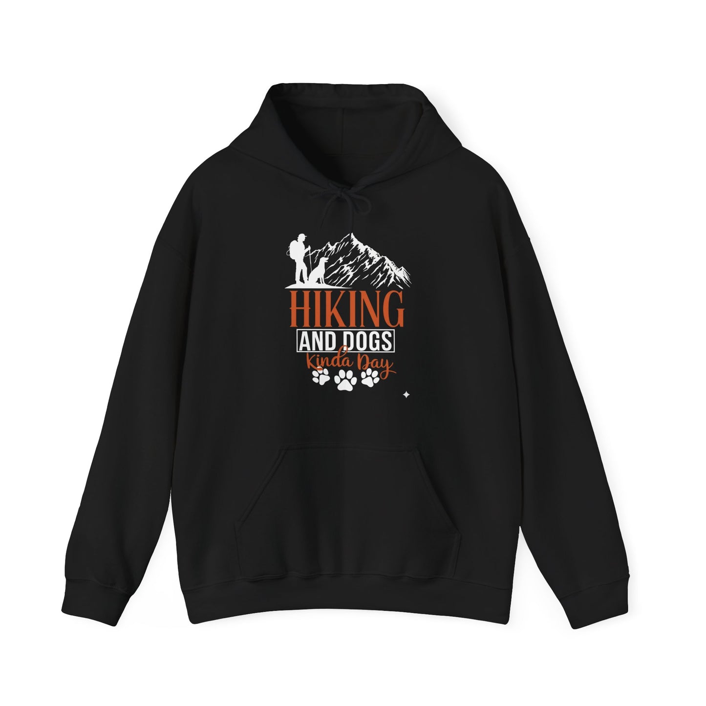 Hiking and Dogs Kinda Day Unisex Hoodie