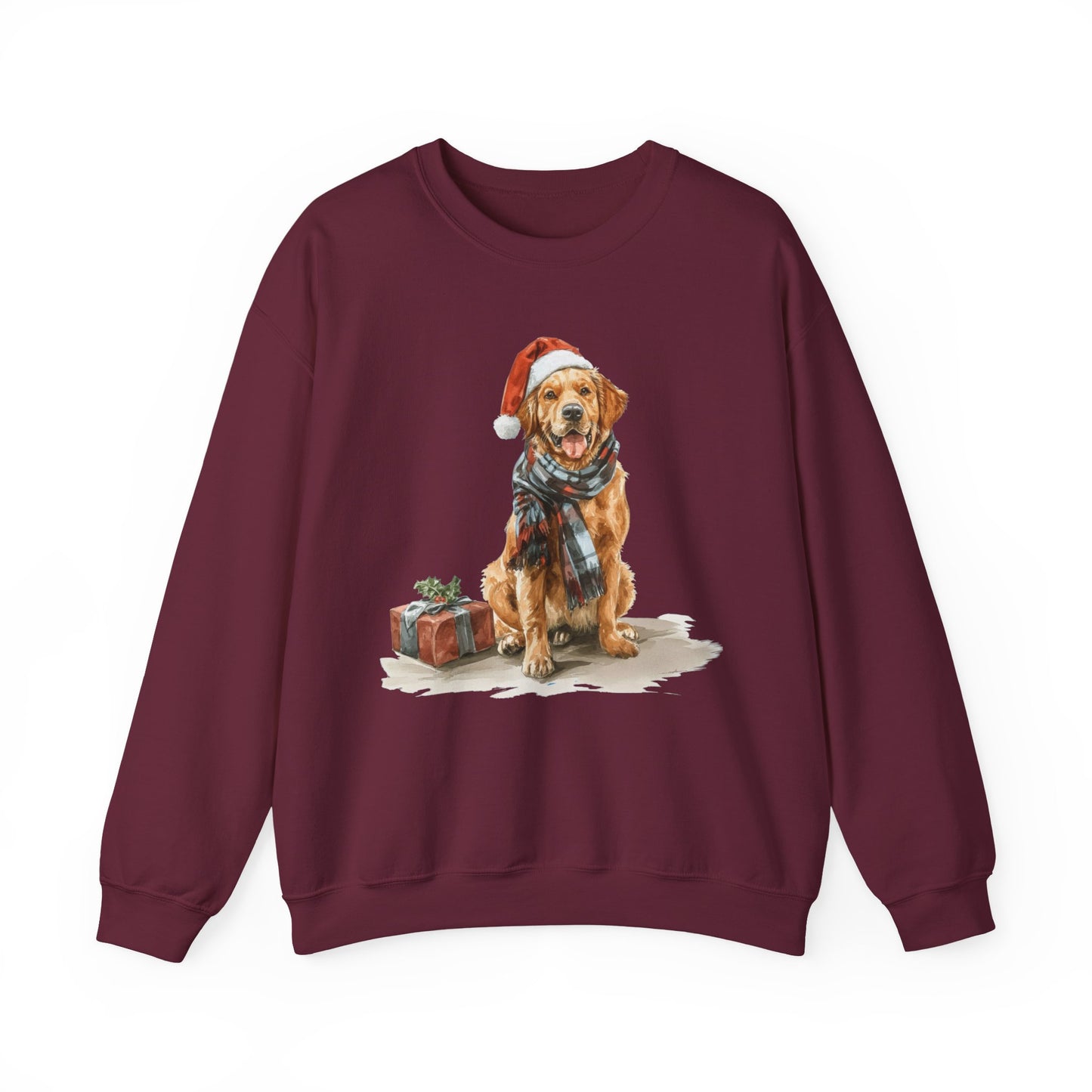 Golden Retriever Christmas Sweatshirt | Festive Dog Gift