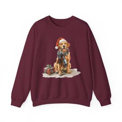 Golden Retriever Christmas Sweatshirt | Festive Dog Gift