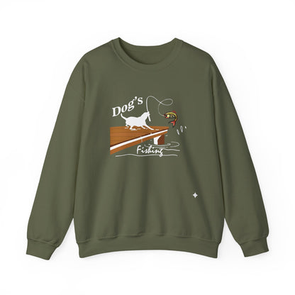 Dog's Fishing Trip Unisex Sweatshirt
