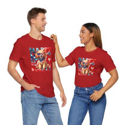 "Patriotic Pup – 4th of July Celebration Tee"