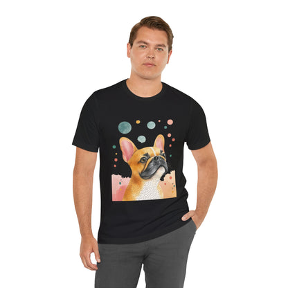 Playful Frenchie Vibes – Unisex T-Shirt