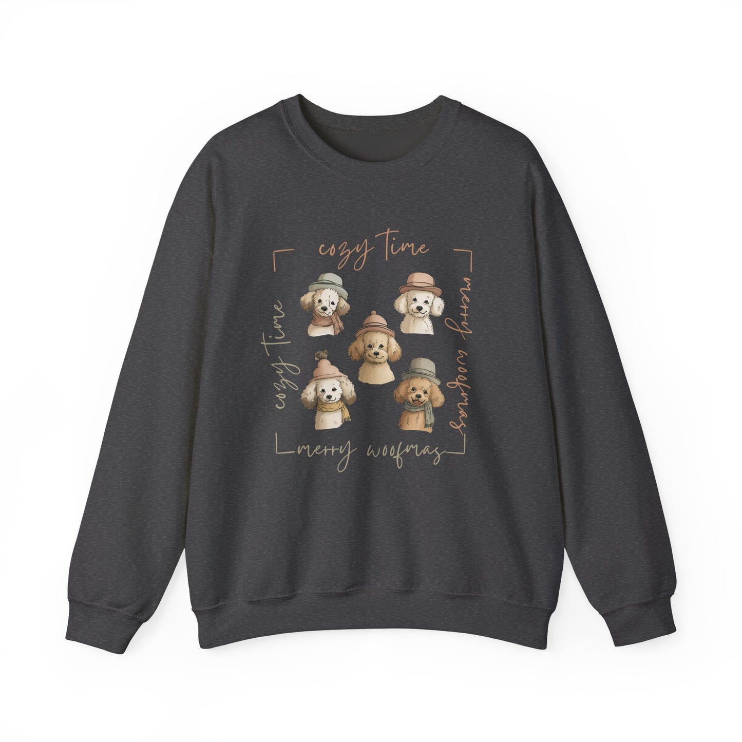 Cozy Woofmas Sweatshirt | Stylish Poodle Squad Sweater