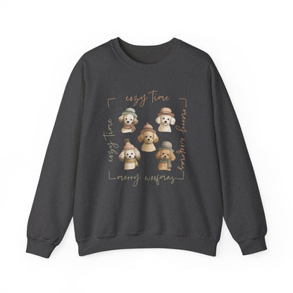 Cozy Woofmas Sweatshirt | Stylish Poodle Squad Sweater