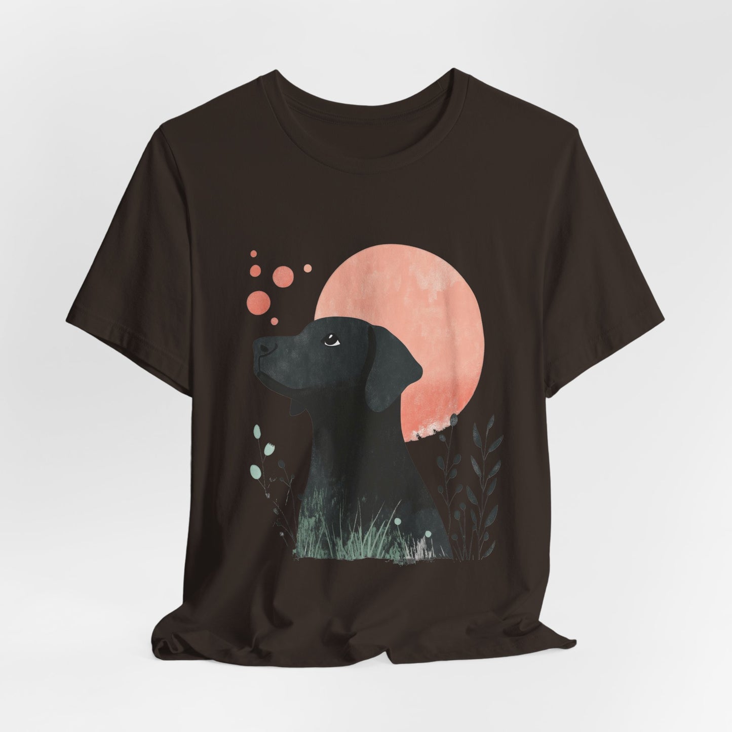 Blackmouth Cur Minimalist Moon Unisex Tee