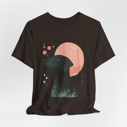 Blackmouth Cur Minimalist Moon Unisex Tee