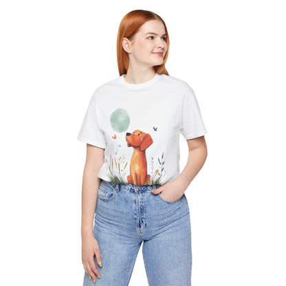 Curious Pup & Bubble Dreams – Unisex T-Shirt