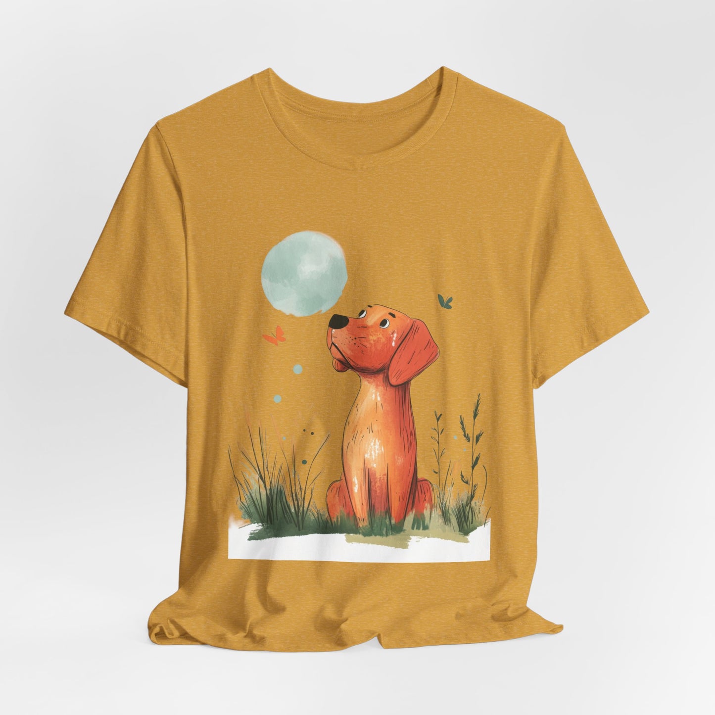 Curious Pup & Bubble Dreams – Unisex T-Shirt