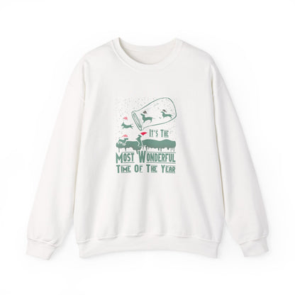 Dachshund Snow Globe Sweatshirt | Wonderful Wiener Time