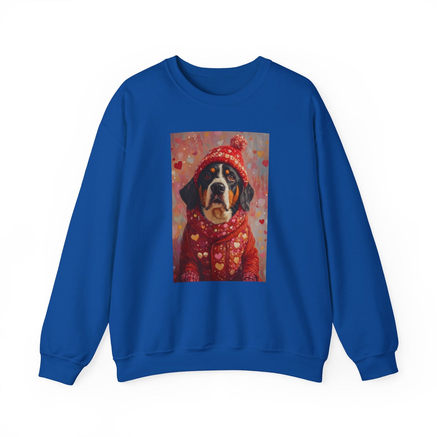 Bernese Love Sweatshirt | Valentine's Dog Sweater Art