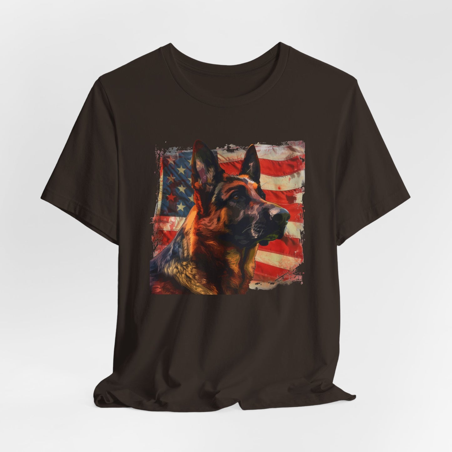 German Shepherd Patriotic Unisex T-Shirt
