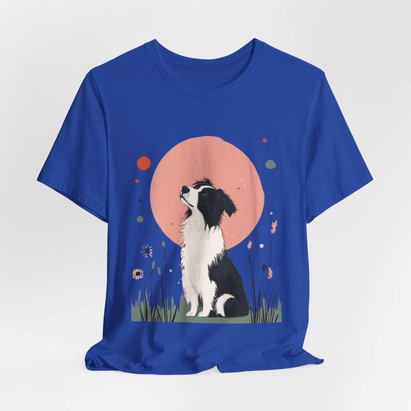 Dreamy Australian Shepherd Minimalist Unisex Tee