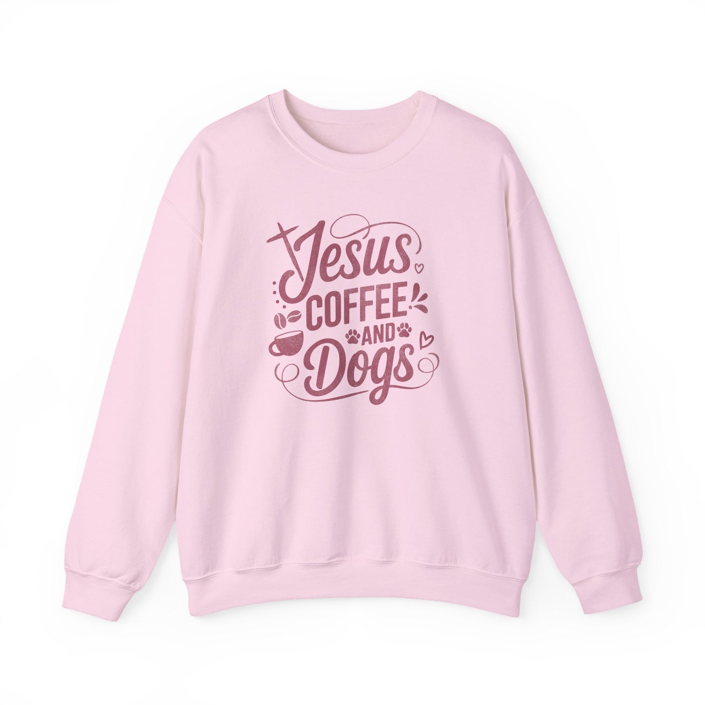 Jesus, Coffee, and Dogs Unisex Sweatshirt