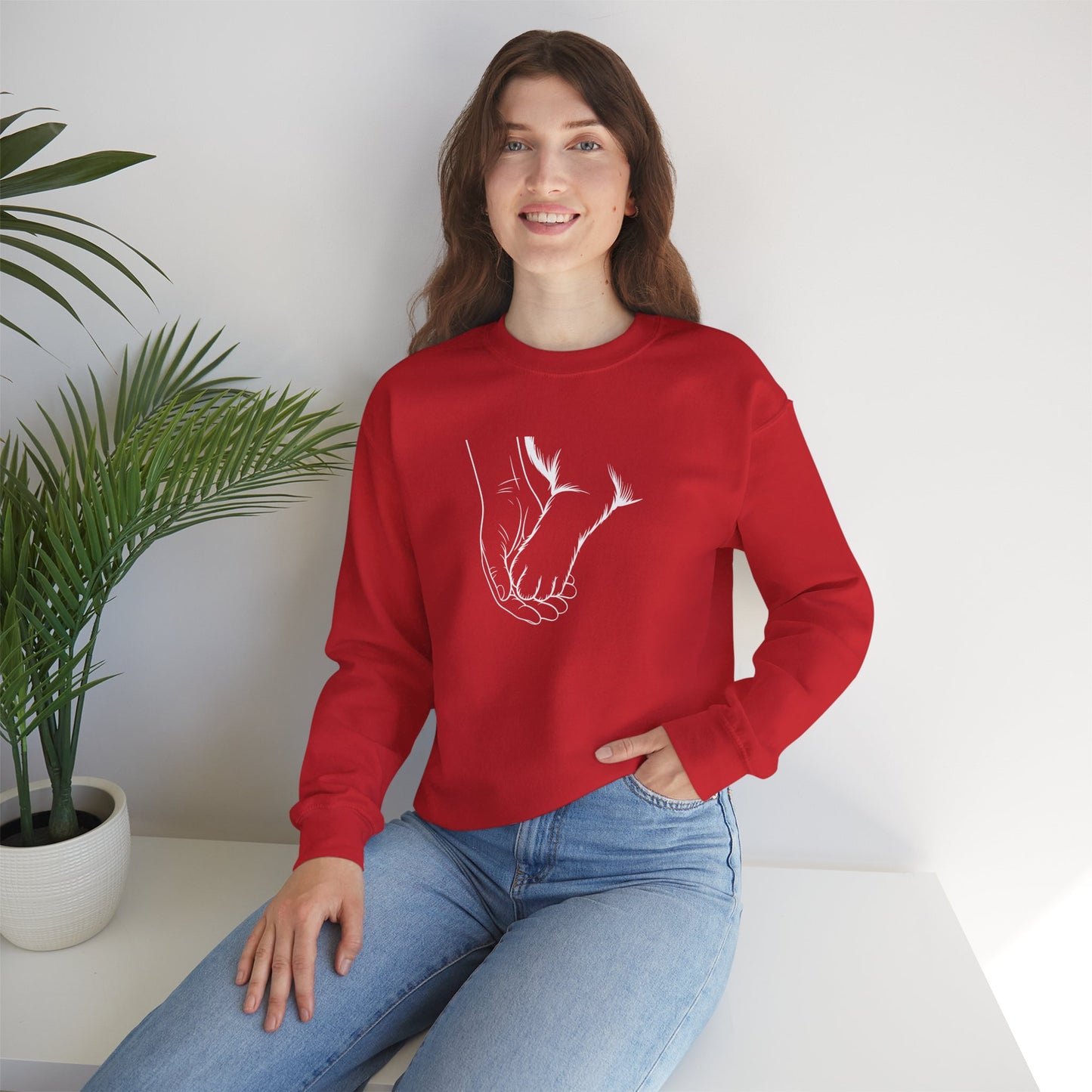 Holding Paws Forever Hoodie | Dog-Human Bond Gift