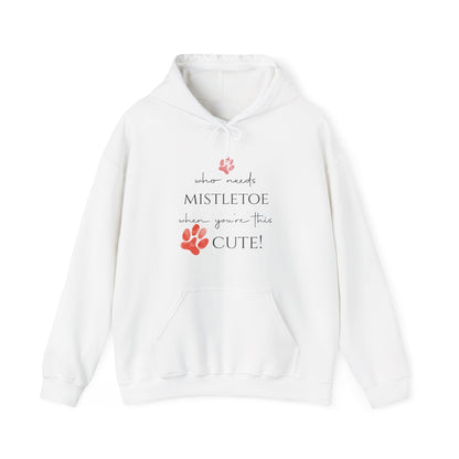 Cute & Cozy Paw Print Holiday Hoodie