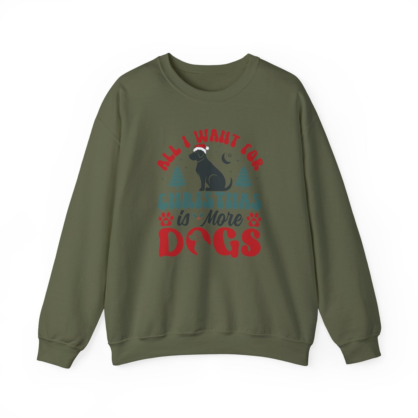 More Dogs for Christmas Sweatshirt | Funny Pet Lover Gift