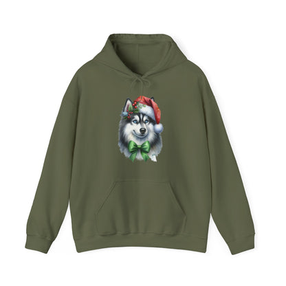 Husky Santa Hoodie | Festive Christmas Dog Sweater