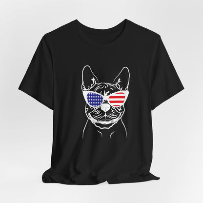 Patriotic French Bulldog T-Shirt – Unisex USA Dog Lover Tee