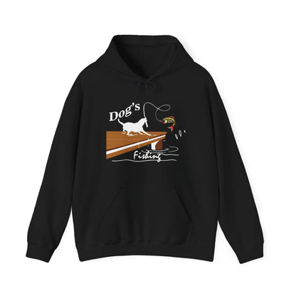 Dog's Fishing Adventure Unisex Hoodie