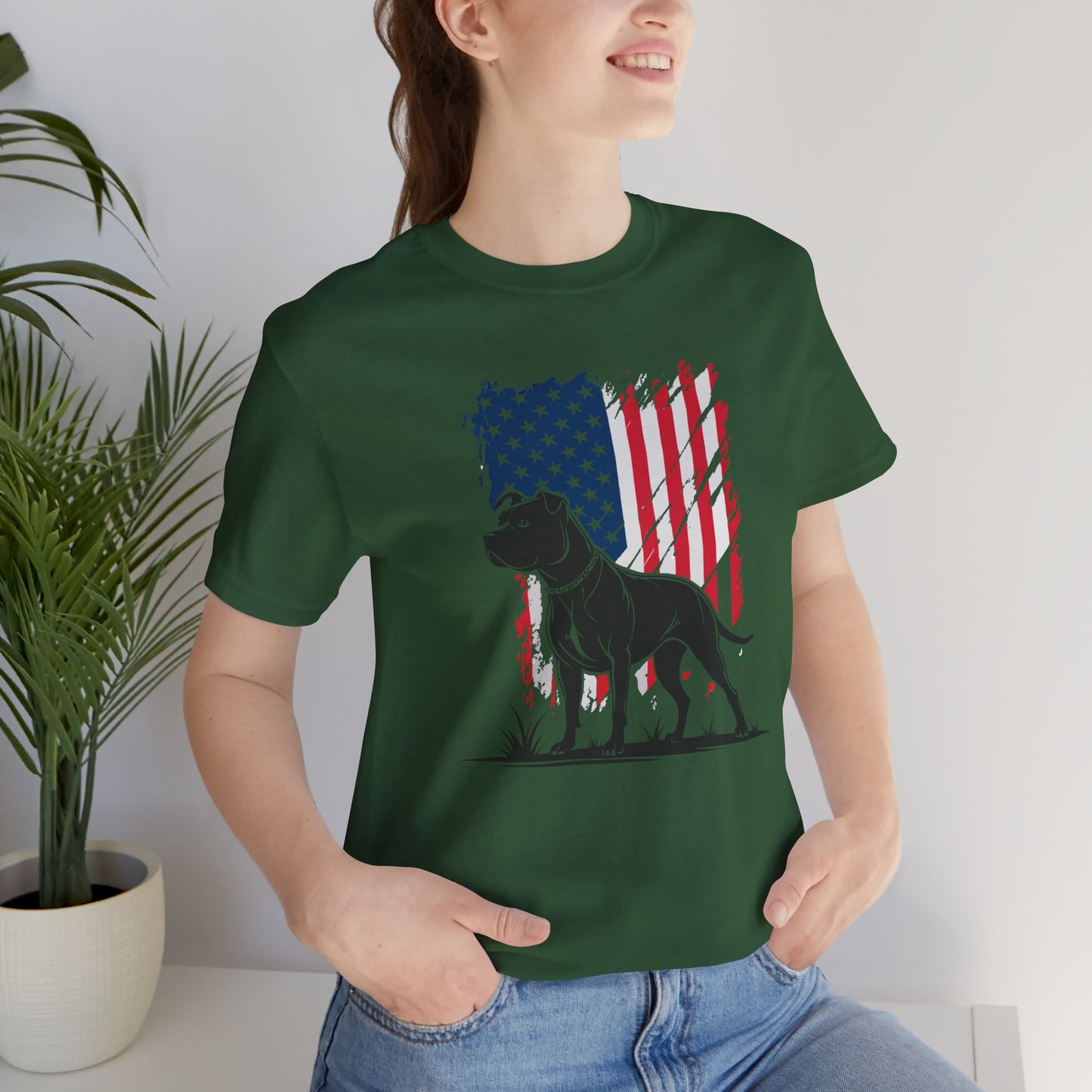 American Pride Pitbull Unisex T-Shirt